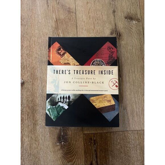 There's Treasure Inside: A Treasure Hunt by Jon Collins-Black Hardback IN HAND - Picture 1 of 2